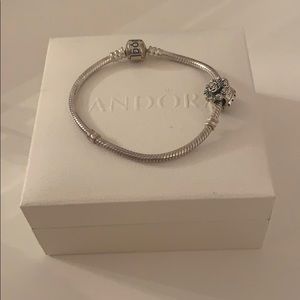 Pandora bracelet with birthday charm